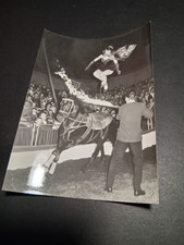 DDR foto 18x13 METTIN Voltige Feuersprung STAATS ZIRKUS veb zentral circus photo