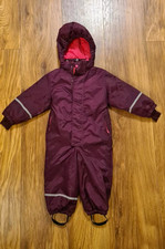 Mädchen Winteroverall / Schneeanzug / Skianzug  Größe 92, weinrot, Marke Caretec
