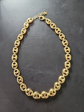 Collier Gelb Vergoldet Messing