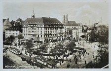 AK München Sendlinger Tor Platz um 1940 Tram
