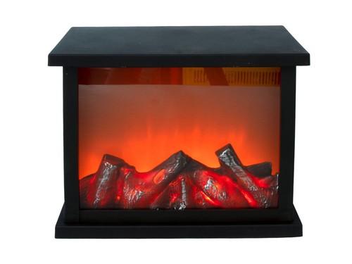 Led kaminlaterne timer - kaminlaterne, m.
