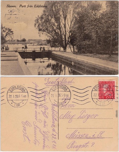 Vintage postcard stockholm - vintage,
