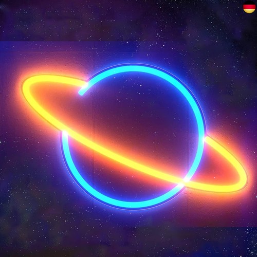 Planet neon sign - planet,