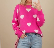 Pink pullover damen pulli
