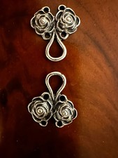 6 Dirndlhaken Ösen Schnürung