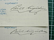AUTOGRAPH  - Direktor PAUL AUGUSTIN - Fa. RIEDINGER AG;  MÜNCHEN  - 3 Briefe