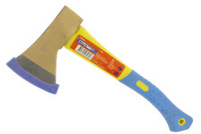 %SALE% - WORKPLUS, Profi Axt Beil Handbeil, TÜV/GS gepr. mit Fiberglasstiel 600g