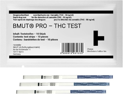 10x thc teststreifen cannabis - 10x,