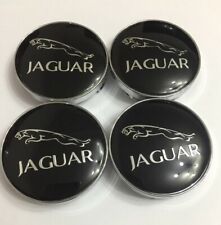 4x 60mm JAGUAR Schwarz Silber