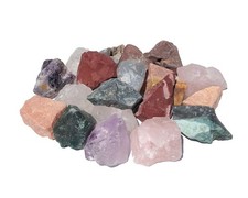 Edelstein-Set - 500 g Rohsteine bunte Mischung Zimmerbrunnen Edelsteinwasser