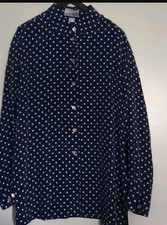 Tolle Seiden Bluse blau mit