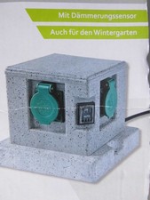 Garten Außensteckdose 4-fach