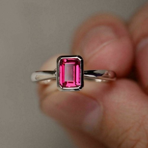 60kt rosa smaragd diamant - rosa,