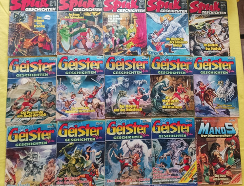 15x spuk comics comic - spuk, nr.