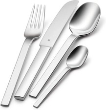 WMF NOMOS Besteck Set für  6 Personen 24tlg Cromargan Edelstahl, Tafelbesteck