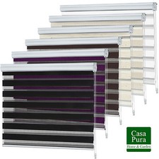 Doppelrollo Duorollo mit Kassette Kassettenrollo Vario Seitenzug Rollo Jalousie