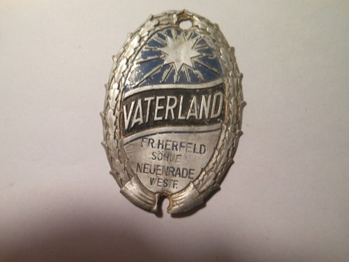 Vaterland steuerkopfschild - vaterland,