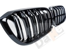 KÜHLERGRILL NIEREN GRILL DOPPELSTEG GLÄNZEND SCHWARZ FÜR BMW 3 F34 GRAN TURISMO