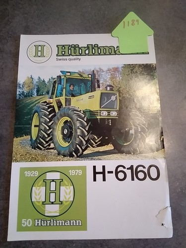 Hurlimann traktor 6160 - traktor, h