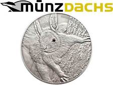 5 $ Dollar Red Squirrel Palau 1 oz Feinsilber 2012 nur 1.000 Antikfinish