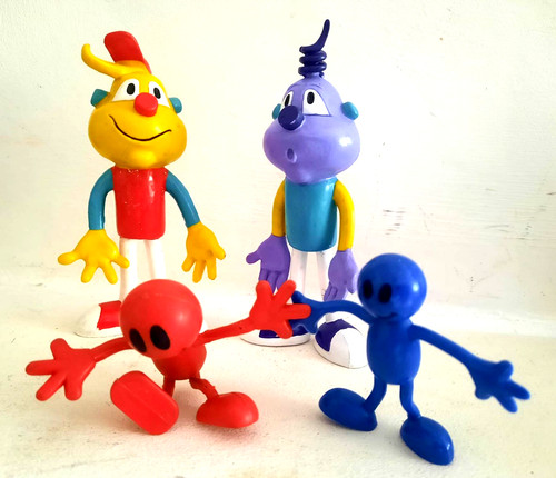 Biegefiguren werbung ize - 4x,