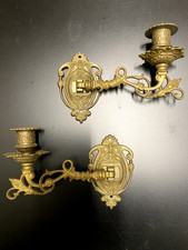 2 kerzenleuchter messing alt