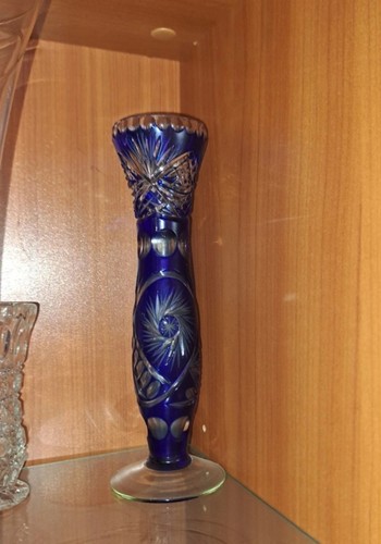 Bleikristall vase vintage - vase,