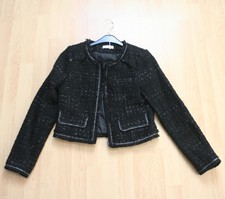 Kostüm-Jacke, Jacket, Business, Bouclé Yessica C&A schwarz Gr. 36 - Neu