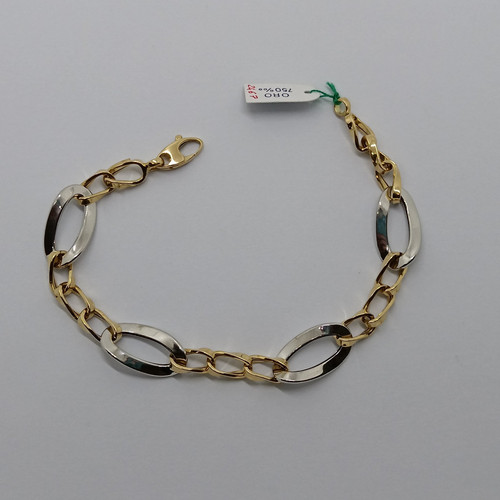 Damenarmband aus gelbgold und - damenarmband,