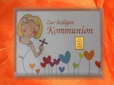 Kommunion Mädchen Gold