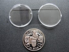 Silbermünze Gibraltar 21 ECU 1995 EU-Erweiterung: Sweden Austria Finland. Silber