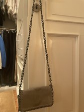 Tasche Grau Ketten Silber Metallic Stella Grey McCartney Look a Like Bag Defekt