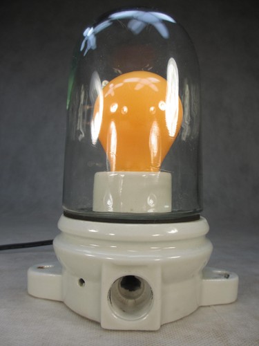 Antik glaskolbenlampe keramik - antik,