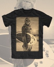 Wookie Surf  T-shirt SCHWARZ