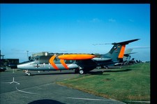 BB266 ORIGINAL K64 AIRCRAFT SLIDE:German Air Force HFB-320 Hansa Jet 16+23 JBG32