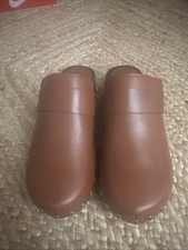 Zara Clogs mit Holzsohle in 38