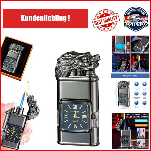 Sturmfeuerzeug mit uhr - sturmfeuerzeug,