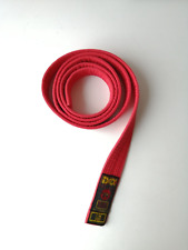 Gürtel rot DAX 180cm Judo Ju-Jutsu Karate Taekwondo Wettkampf Kampfsport