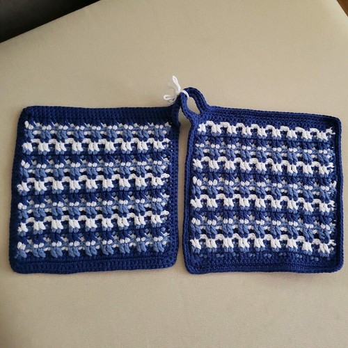 Gehäkelte topflappen - gehäkelte,