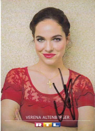 Autogramm verena altenberger - verena,
