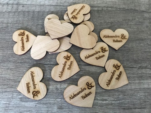 Streudeko holz herz - streudeko,
