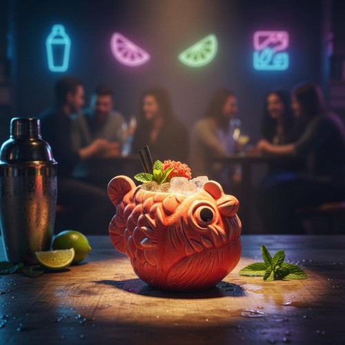 Tiki becher einzigartiges - tiki,