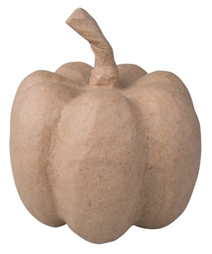Kürbis pappmaché 15cm - pappmaché, ø