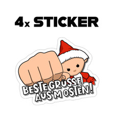 Sandmann sticker beste - 4x,