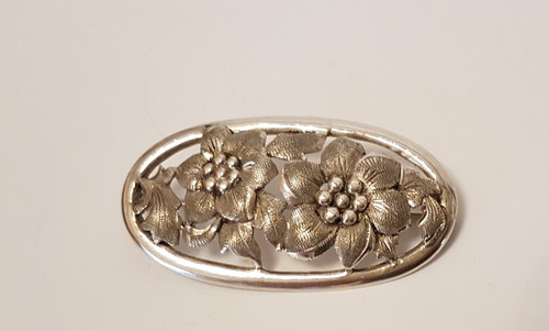 Jugendstil brosche 835 silber - jugendstil,