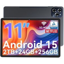 TABWEE 2025 W90 11 Zoll Tablet Android 15 24GB+256GB(2TB TF) 8000mAh Widevine L1
