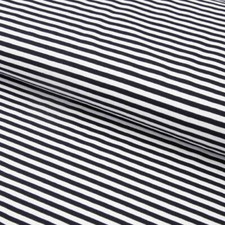 Gestreifter Baumwolljersey