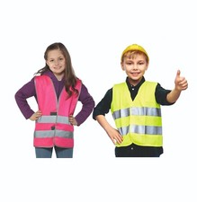 Warnweste Kinder leuchtweste Kinderwarnweste Sicherheitsweste reflektierend Sale