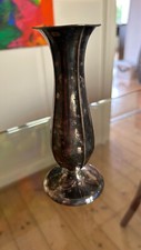 Vase, versilbert, Art Deco
