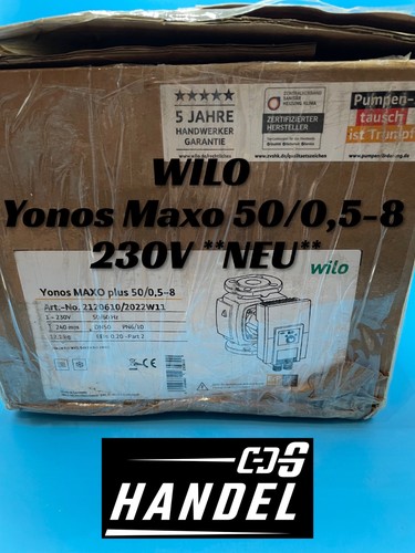 Wilo umwälzpumpe yonos maxo - wilo,